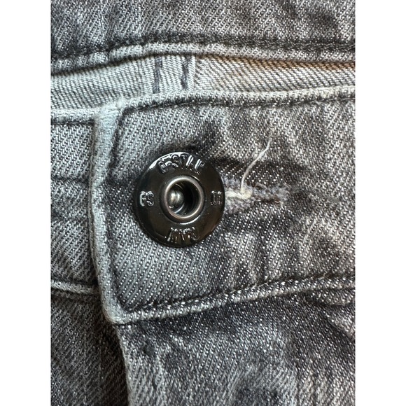G-Star Raw 3301 Slim Jeans Mens 36x32 (38x30) Grey Stretch Denim Button Fly - Picture 6 of 16